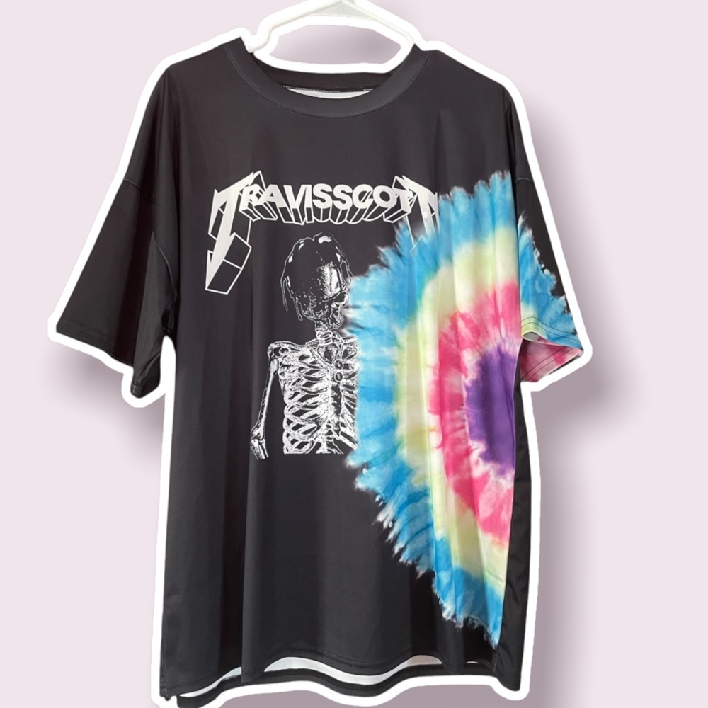 Travis Scott Tie Die TShirt.
